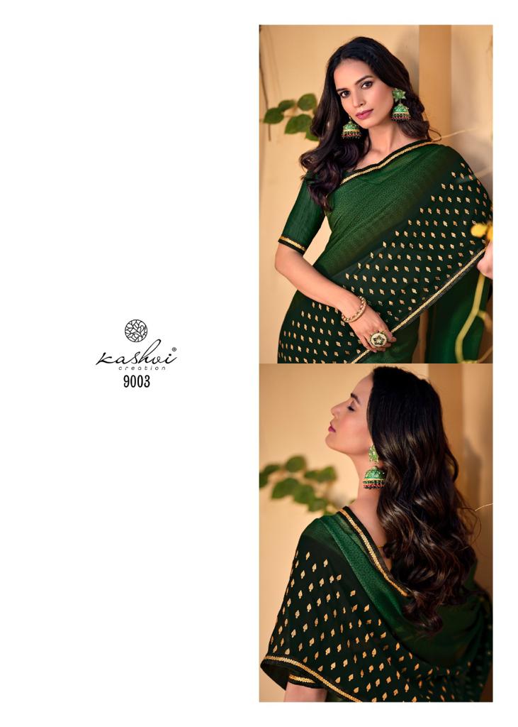Kashvi Soundarya Fancy Party Wear Georgette Heavy Saree Collection